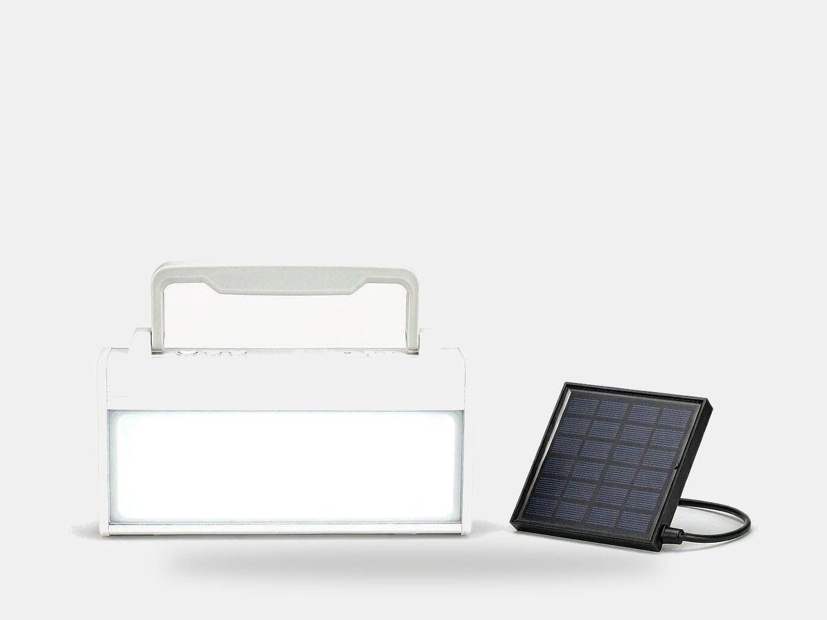 Solar emergency light &mdash; product type illustration